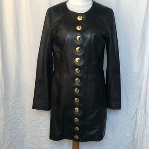 Tory Burch Cordelia Black Leather Jacket
